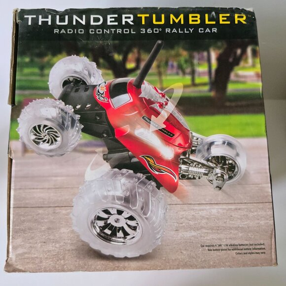 Thunder Tumbler Radio Control 360° Rally Car 2012 Multi-Directional LED Lights & - Picture 6 of 16